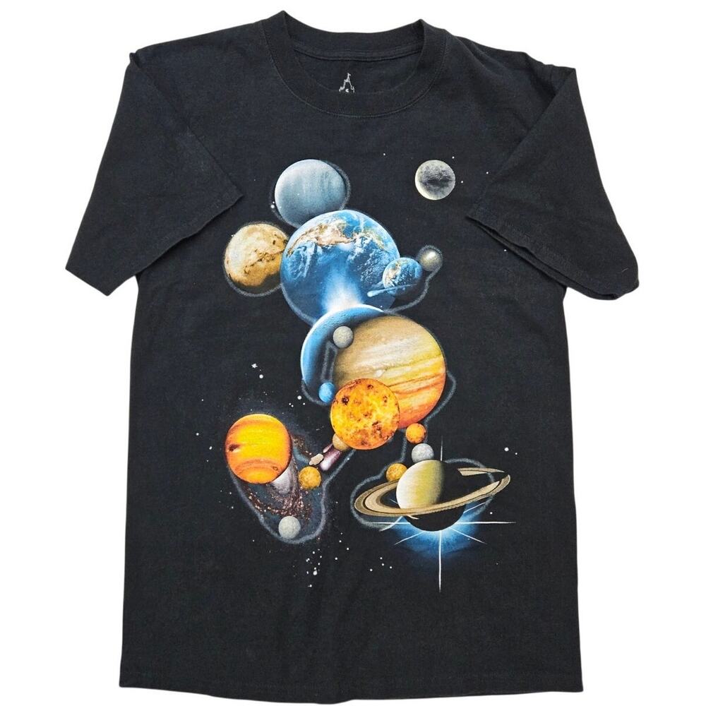 Disney Parks Space Planets Graphic T Shirt Disneyland Disney World Men's Small